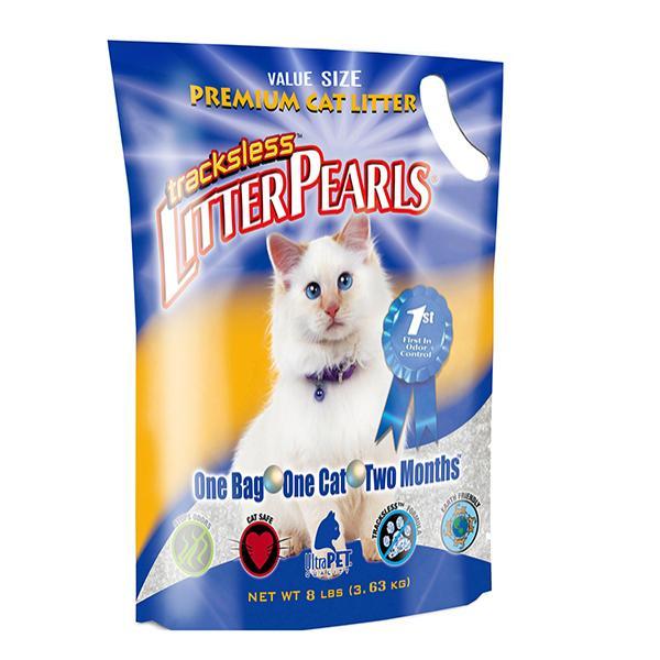 Litter Pearls ТРАКЛЕС (TrackLess) кварцовий наповнювач для туалетів котів 7.6 3.63 кг