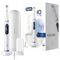Oral-B iO Series 9N біла алебастрова зубна щітка + зарядний футляр + 2 насадки