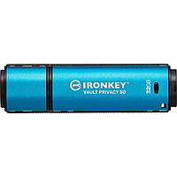 Флеш-накопичувач Kingston 32GB USB3.2 IronKey Vault Privacy 50 Type-A Blue (IKVP50/32GB)