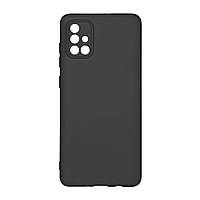 Чехол Silicone Cover Full Camera (A) для Samsung Galaxy A71 Цвет 18.Black
