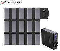 Зарядная станция Allpowers 200W/154Wh/41600мАч + Солнечная панель 100W