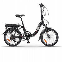 Чорний електричний велосипед FUNBIKE E-COMPACT на 120 км