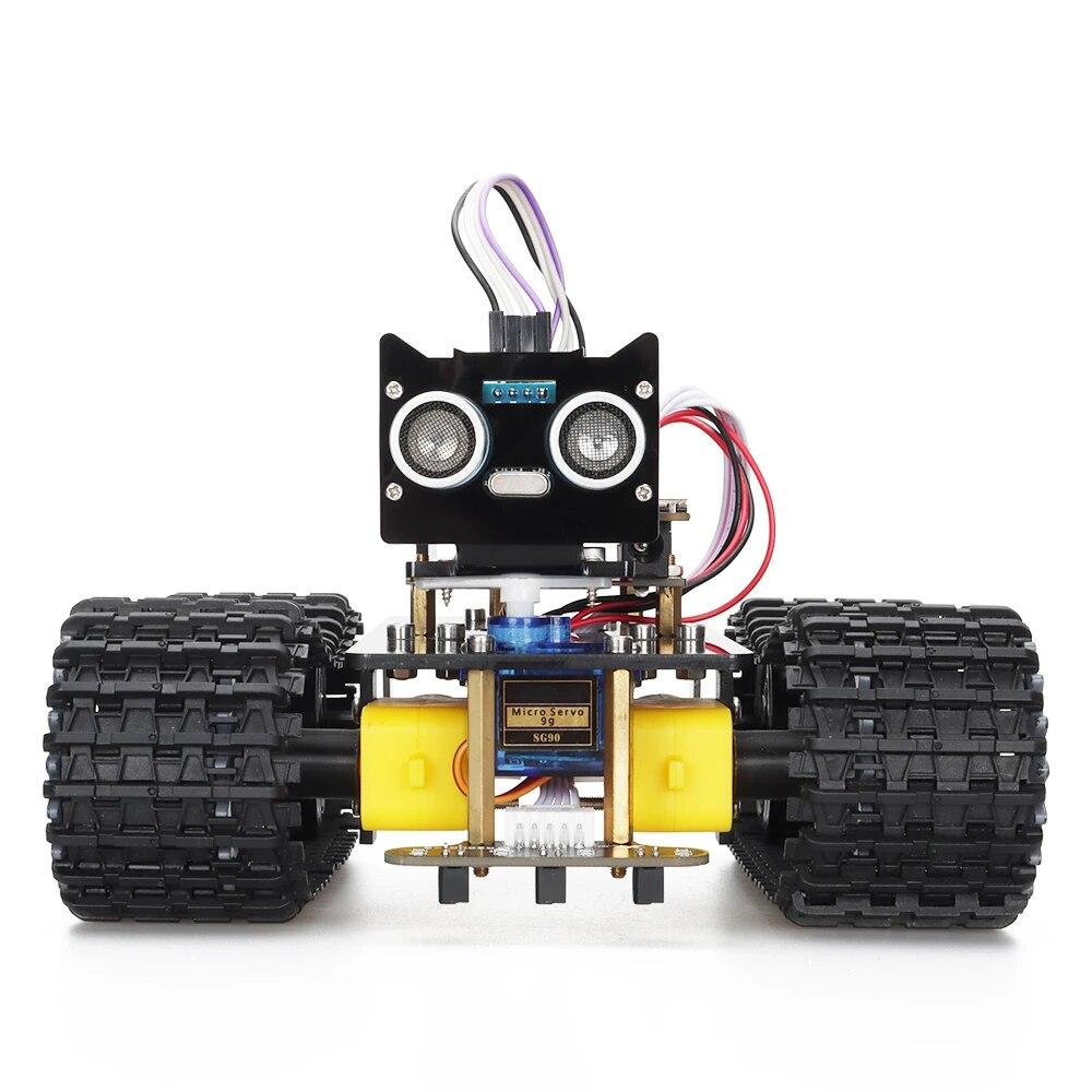 Міні робот-танк на гусеничному ходу (комплект Arduino) Mini Tank Robot Kit V2.0