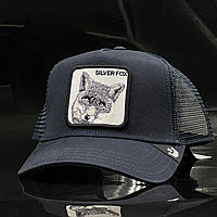 Оригинальная синяя кепка с сеткой Goorin Bros. Silver Fox Trucker