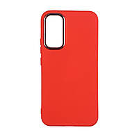 Чехол Silicone Cover Metal frame (AA) для Samsung Galaxy A34 5G Цвет 14.Red