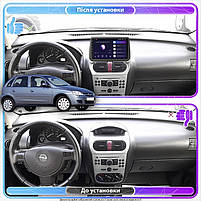 Штатна магнітола Lesko для Opel Corsa C Рестайлінг 2003-2006 екран 9" 2/32Gb 4G Wi-Fi GPS Top 1 шт., фото 3