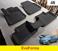 3D килимки EvaForma на Volvo C40 Recharge '21-, 3D килимки EVA