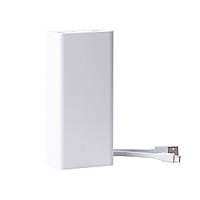 Повербанк Xiaomi 30000 mah powerbank Туре-С Micro USB USB-C USB-A 2 кабеля в комплекте