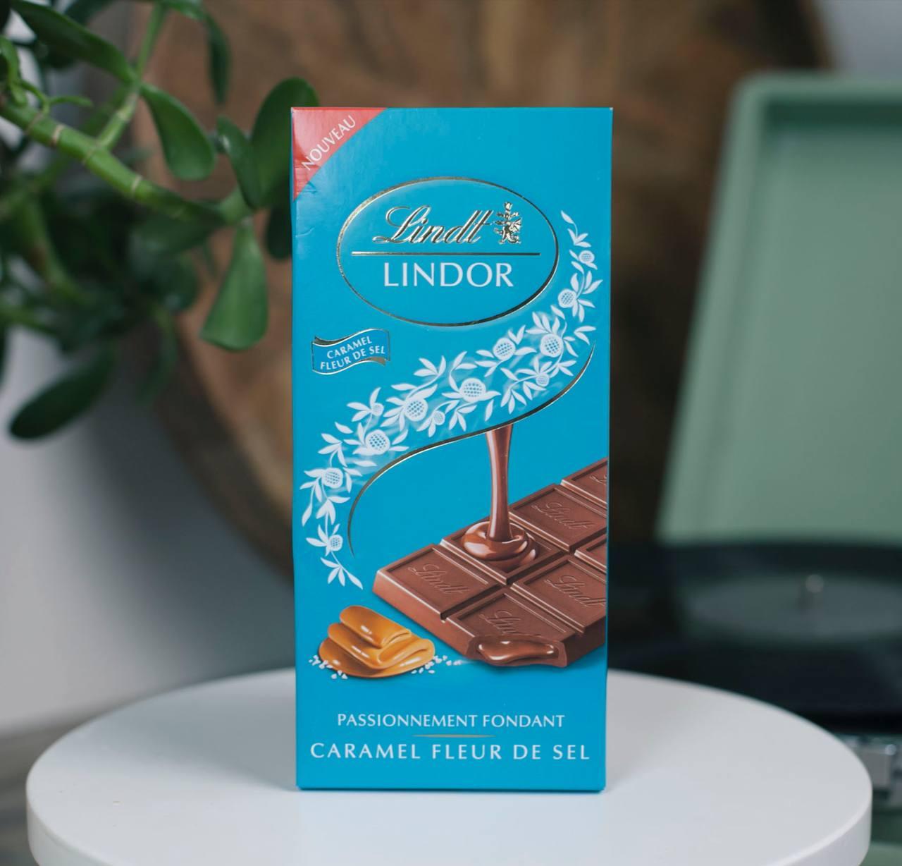 Шоколад Lindt Солона карамель 100 гр. Швейцарія