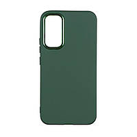 Чехол Silicone Cover Metal frame (AA) для Samsung Galaxy A34 5G Цвет 45.Army green