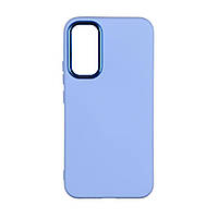 Чехол Silicone Cover Metal frame (AA) для Samsung Galaxy A34 5G Цвет 58.Sky Blue