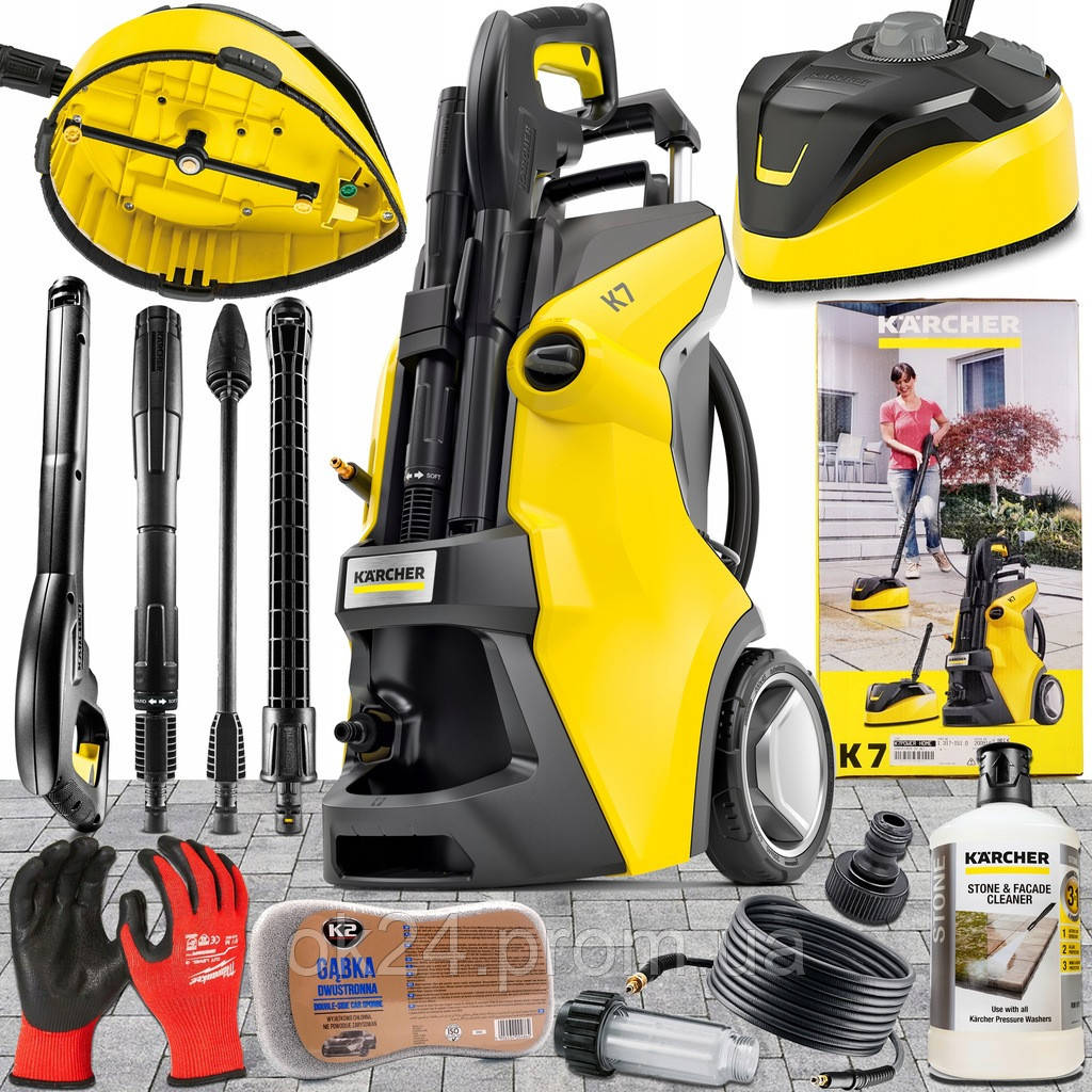 MYJKA CIŚNIENIOWA KARCHER K7 POWER 180bar z przystawką T 7 Plus T-Racer ...