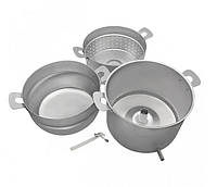 Соковарка ZAUBERG 6 літрів (3-х ярусна, алюмінієва, на 6 літрів), фото 5