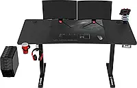 Игровой компьютерный стол с подстаканником Ultradesk (Идеальный подарок геймеру!)