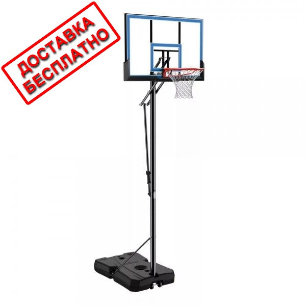 Баскетбольна стійка Spalding Gametime series 48" Polycarbonate (7A1655CN), фото 1