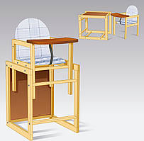 Стільчик малий №11 "Абстракція" колір сіро-синій