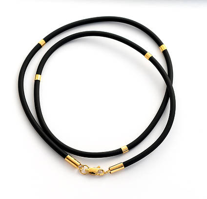 Позолочений Каучук Со Вставками