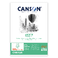 Альбом для графіки Canson 1557 Dessin, А5, 30 аркушів, 180 г/м2, склейка, 1557 Dessin, (4127-413)