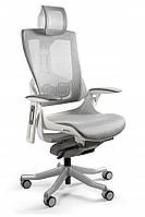 Ергономічне крісло Wau 2 білий MESH сірий NW42