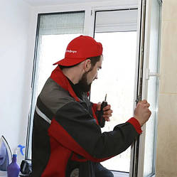 Регулювання ремонт налаштування металопластикових вікон місто Дніпр