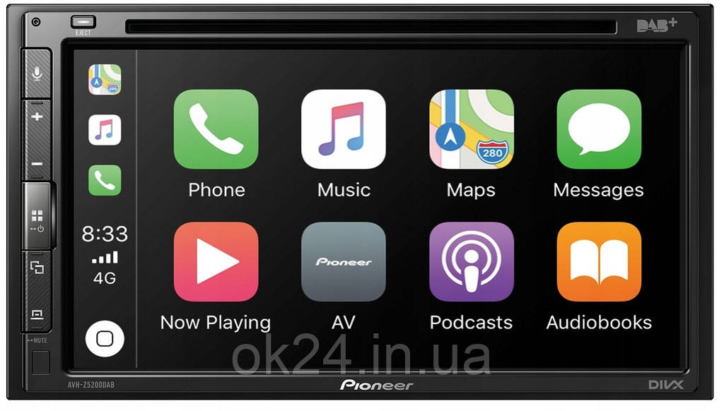 Pioneer AVH-Z5200DAB 2DIN автомагнітола iPhone CarPlay Android Auto