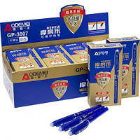 От 12 шт. Ручка "пише-стирає" 3807 синя зі збільшеним обсягом чорнила купить оптом