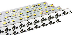 Світлодіодна led лінійка  smd 5730 72led/m 12v 18 втip20 білий (6000 К) з скотчем