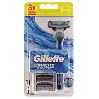 Набір бритва для гоління GILLETTE MACH3 Start +2 змінні касети