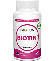 Биотин Biotus Biotin 5000 mcg 100 Caps BIO-530319 GT, код: 7778523