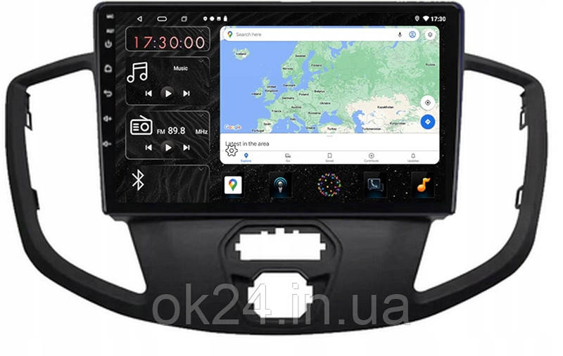 РАДІО GPS ANDROID BT FORD TRANSIT 2016 64GB SIM - фото 1 - id-p1959584736