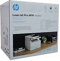 Принтер 4в1 МОНО ДВОСТОРОННЕ СКАНУВАННЯ Duplex HP MFP 4102fdn LaserJet Pro