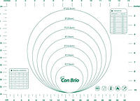 Силіконовий килимок 30х40 см ConBrio (СВ-675) зелений