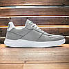 Чоловічі шкіряні кросівки (натуральна шкіра) сірі демісезонні, чоловіче взуття весна осінь, розмір 40 41 42 43 44 45, фото 4
