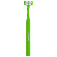 Зубная щетка Dr. Barman's Superbrush Regular Трехсторонняя Мягкая Салатовая (7032572876212-light-green) - Вища