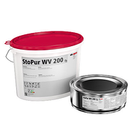 Поліуретановий двокомпонентний водний матовий лак StoPur WV 200 transparent 8,07 кг