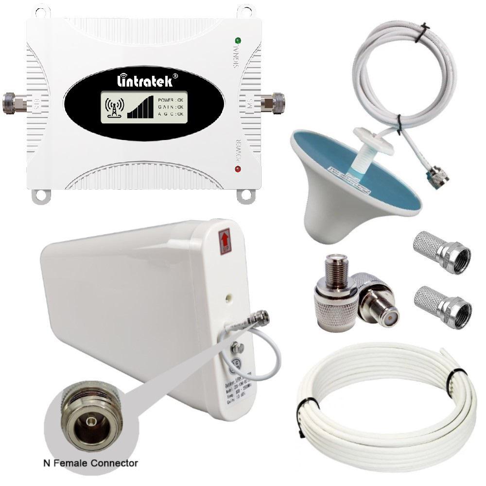 Репітер підсилювач мобільного зв'язку і інтернету Lintratek KW16L-DCS-PRO GSM 2G 4G 1800 МГц (10/3 дБі), фото 1