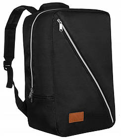 Дорожній рюкзак для ручної поклажі 40 x 20 x 25 PETERSON PTN-BPP-08-BLACK-SILVER