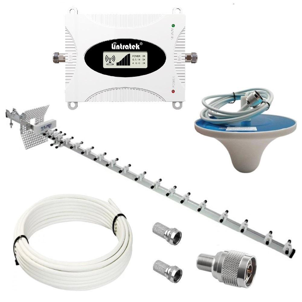 Репітер підсилювач мобільного зв'язку і інтернету Lintratek KW16L-DCS-PRO GSM 2G 4G 1800 МГц (20/3 дБі), фото 1
