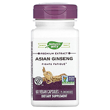 Азійський женьшень Nature's Way "Asian Ginseng" екстракт, 550 мг (60 капсул)