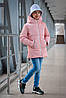 Демісезонна куртка на дівчинку "Світа" рожева 128, фото 6
