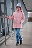 Демісезонна куртка на дівчинку "Світа" рожева 128, фото 4