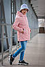 Демісезонна куртка на дівчинку "Світа" рожева 128, фото 7