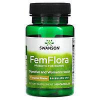 Жінчий пробіотик FemFlora 9,8 млрд 60 капс Swanson США