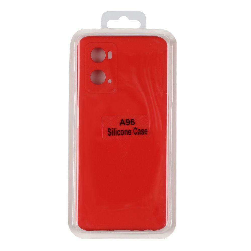 Чехол Silicone Cover Full Camera (A) для Oppo A96 Цвет 14.Red - фото 3 - id-p2083975071