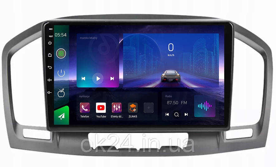 РАДІО GPS ANDROID OPEL INSIGNIA 2008-13 128GB SIM - фото 1 - id-p1959584806