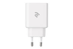 2E Мережевий ЗП USB Wall Charger QC, PD, Max 30W, white