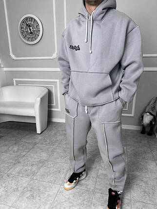 Спортивний костюм утеплений чоловічий зима весна осінь, фото 1