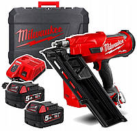 Цвяхозабійник Milwaukee M18 FFN-502C 2x 5AH 50-90 мм