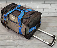 Малая дорожная сумка на колесиках с телескопической ручкой ручная кладь 50х29х28 см 41 л Б0730-в