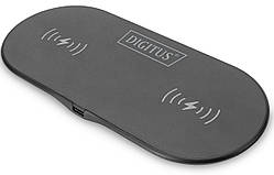 Digitus Зарядний пристрій Wireless Charging, Pad, Duo, 15W (DA-10082)